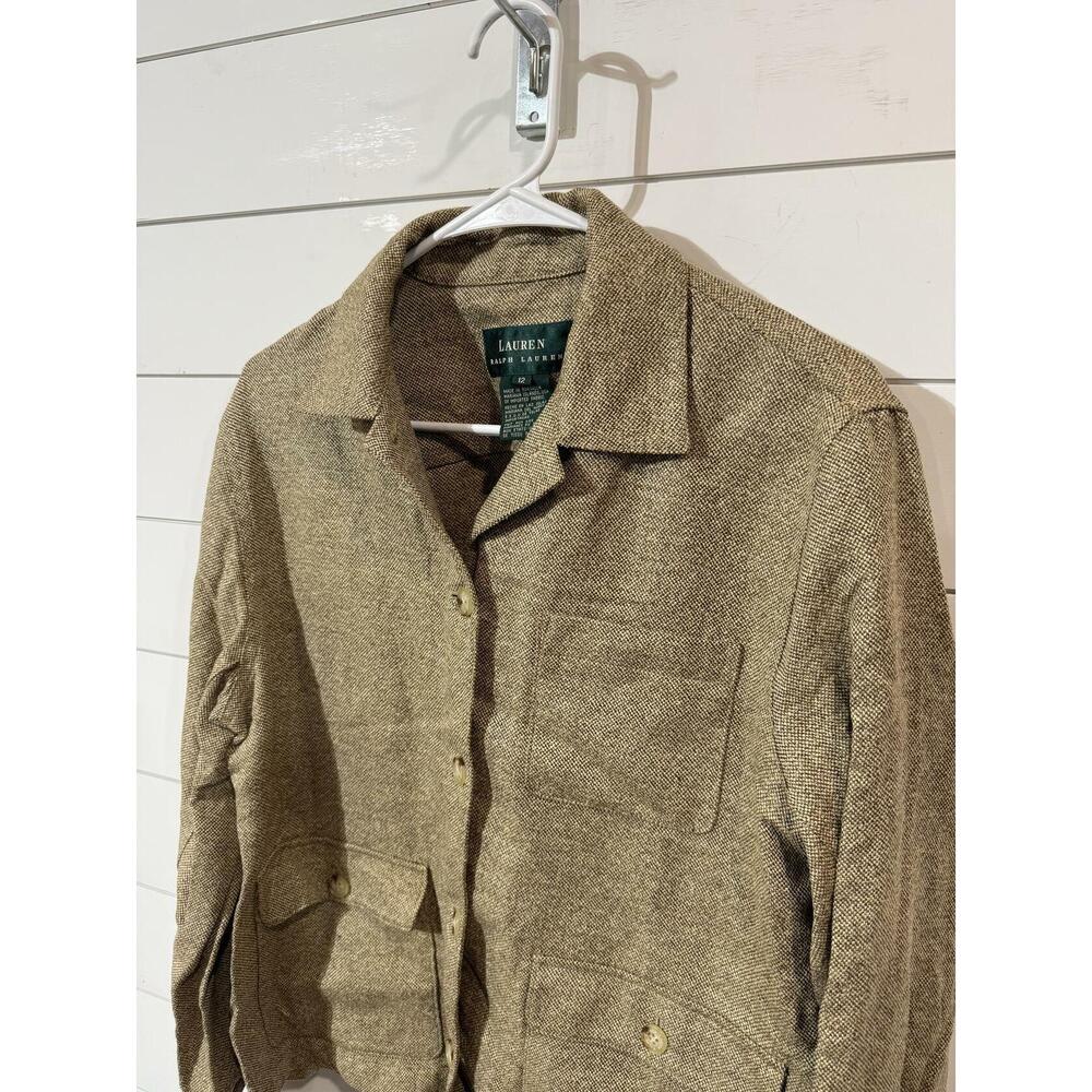 Ralph Lauren Women's Tan Blazer 12 - Picture 2 of 3